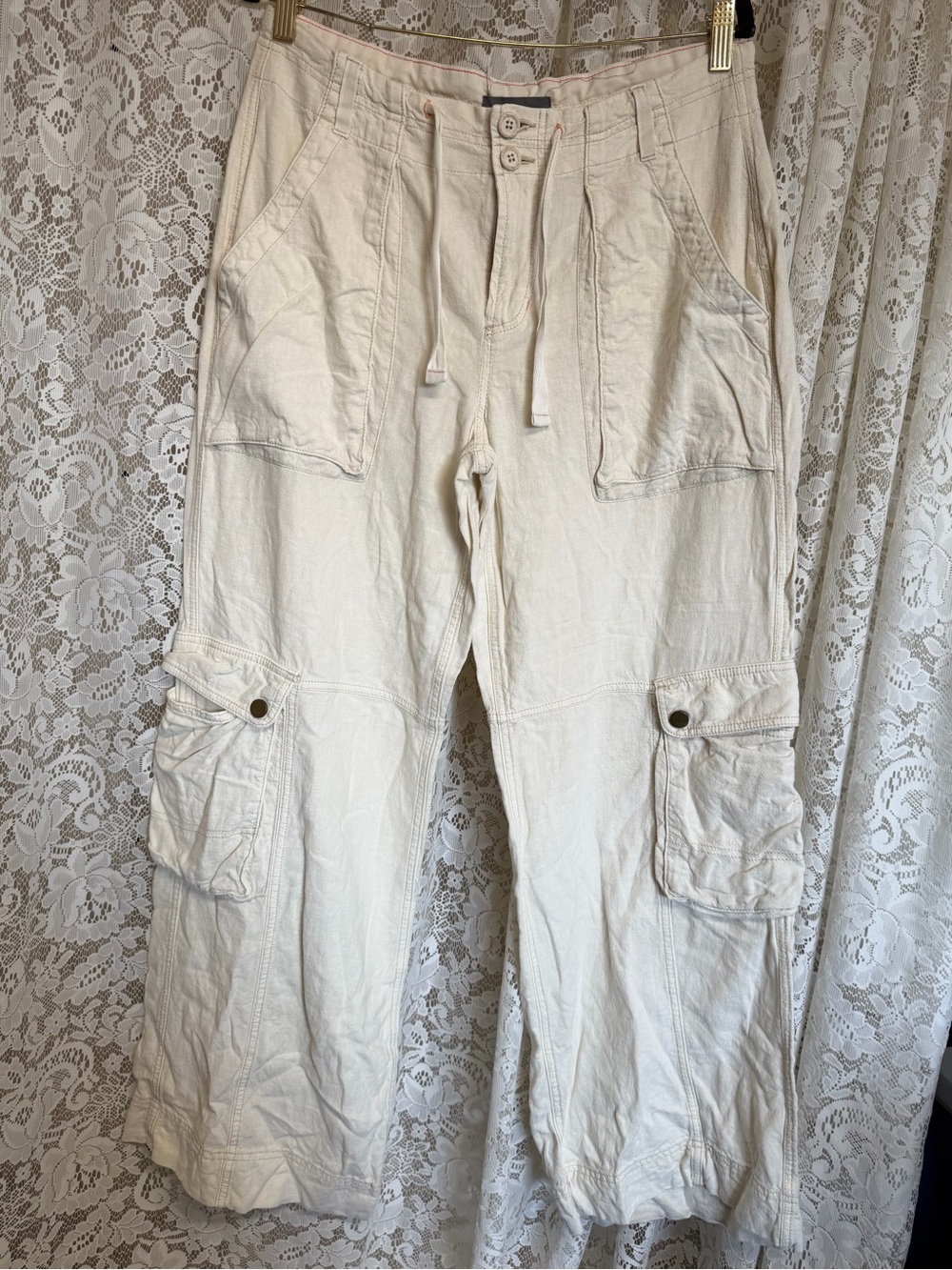 By Anthropologie Beach Cargo Pants